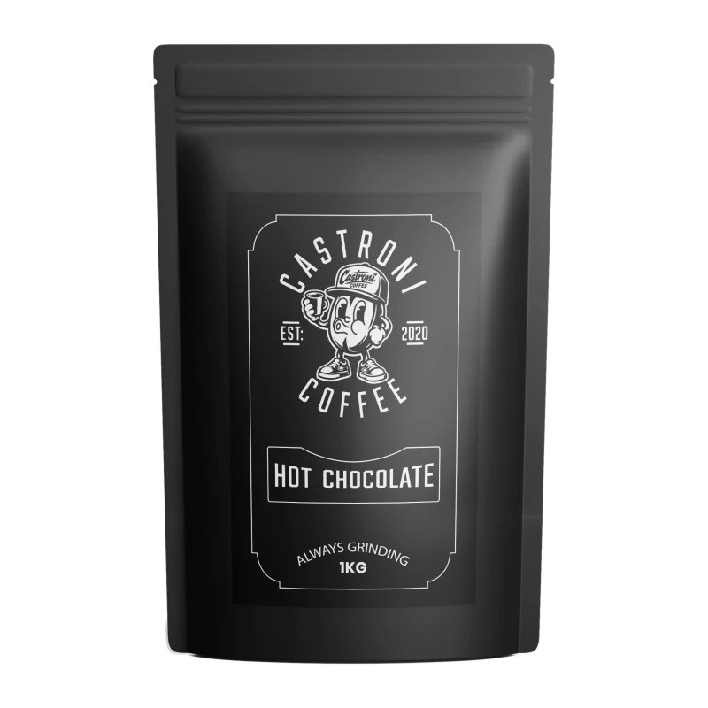 Castroni Coffee vegan hot chocolate 1kg pouch