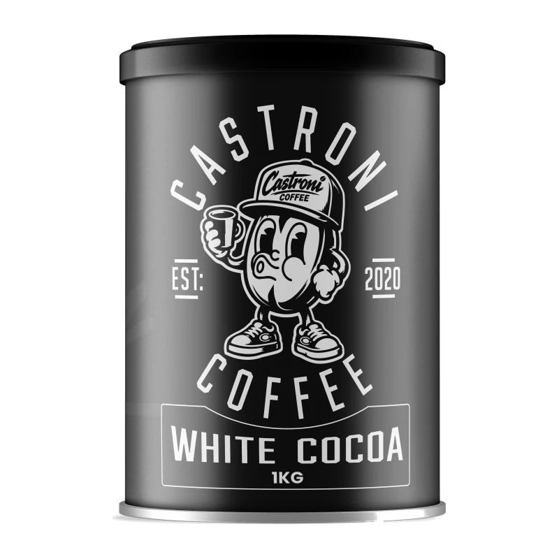 Castroni Coffee white cocoa 1kg tin